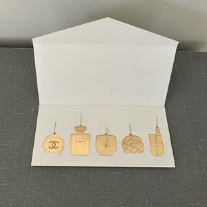 Authentic Chanel Beauty Christmas Ornaments